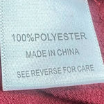 Lucy Paris Burgundy Wrap Dress Ruffle Apron Fit n Flare Size Medium Women's NWT Photo 11