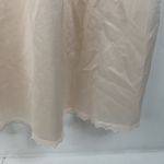 Vanity Fair Vtg  Size S Satin Gown Pleated Lace Rose Nightgown Peach Sleeveless Photo 3