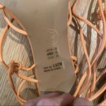 Chinese Laundry Yita Heels Tie Strap Sandals in Smooth Orange - NWOT Photo 5