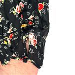 Veronica Beard Arielle Silk Faux-Wrap Dress Black Floral Multi Midi Length Photo 9