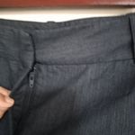 Talbots 10 32 Dress Long Shorts High Waisted 4-Pocket in Blue Black Photo 6