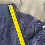 ZARA New  Blue Linen Limited Edition Dress Kaftan Kimono Tunic Size M Photo 10