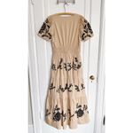 Anthropologie  • The Somerset Maxi Dress: Embroidered Edition tan black floral Photo 11