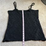 White House | Black Market Black Lace Camisole. Size Large Photo 6