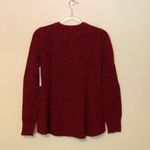 Athleta  Sierra Crew Sweater XXS Candy Red Black Marl New NWT Wool Blend Relaxed Photo 1