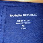 Banana Republic nwt  Cozy Slub Long Sleeve T-shirt Royal Blue XS Petite Photo 2