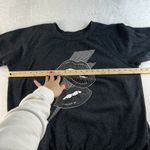 Torrid  1X Lips Hell Raiser Burnout Sweatshirt Grey Long Raglan Sleeve Crew Neck Photo 10