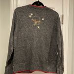 Croft & Barrow VTG  Size S Cardinals Snowflake Wool Blend Full Zip Cardigan Photo 7