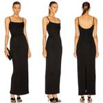 Alexander Wang  Black Draped Bustier Corset Maxi Gown Photo 0