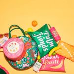 Bando Mega Carryall Zippered Pouch Set of 4 for Vacation Travel Spring Break Green Photo 1