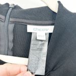 Chico's NWT Travelers Women Career Minimalist Slinky Knit Ruched Ring Top XL Photo 3