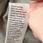 Spanx  Tan Khaki Wide Leg Womens Size Medium Button-Detail Pants Pull-On *FLAW Photo 5