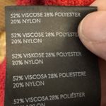 Anthropologie Women’s Sweater Red Size Medium Crew Neck Holiday Preppy Photo 3