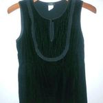 J.Crew  0 Sleeveless Black Velvet Side Zip Top Photo 0