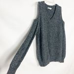 Rebecca Minkoff Merino Wool Alpaca Blend Cold Shoulder Page Sweater Sz Small Photo 4