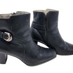 Mountain Lake Dress Boots Side Zip Closure With Buckle Square Toe Black Size 8.5 Photo 8