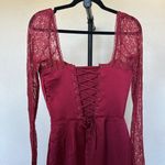 House Of CB  'Perdi' Berry Satin Maxi Dress with Corset NWOT size S A-C.‎ $329 Photo 7