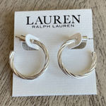 Ralph Lauren Lauren  Braided Hoops NWT Photo 0