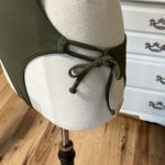 Xhilaration Swimsuit One Piece Cut Out Army Olive Green Womens Small Photo 3