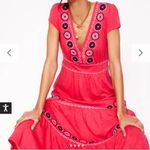 Boden USA Boden Women’s Eloise Embroidered Midi Dress Size 12 Regular Camelia Pink Photo 5