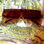 Light Brown Leopard Square Sunnies Sunglasses Brown Photo 1
