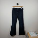 Veronica Beard Sheridan Exaggerated Flare High Rise Jeans Dark Wash Size 28 Photo 4