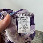 Flynn Skye  Purple Floral Patty Flare Pants Size Medium Photo 4