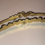 Brighton Brass Tone CZ Rhinestones Boho Bangle Bracelets Photo 5