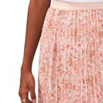 Halogen đź’•NORDSTROM đź’• Double Slit Pleated Midi Skirt ~ Pink Dogwood Large L NWT Photo 4
