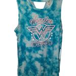 Wonder Woman Tie Dyed Tank Top Size Large (11/13) White Photo 1