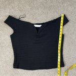 ASTR  The Label V-Wire Off The Shoulder Knit Top Black‎ XL Photo 9