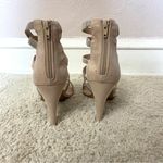 Kelly & Katie  Bonavilla Nude and Gold Strappy Sandals Photo 4