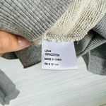 Lea & Viola Gray Ruffle Cropped Sweatshirt Pullover Hoodie New Size Small Photo 7