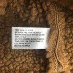 Wild Fable NWT  Women's Faux Shearling Jacket Shimmery Glittery Brown Size XXS Photo 9