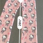 Hello Kitty  Pink Cartoon Pajama Bottoms size M junior Photo 3
