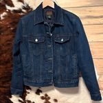 Lauren Jeans Co Classic Quilted Denim Jacket Size Medium Blue Photo 0