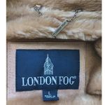 London Fog Vintage Suede Coat Woman's Large Tan Faux Fur Lined Collegiate Photo 7