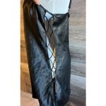 Victoria Secret Satin Slip Dress Lingerie Medium Black Grunge Goth Sexy Nightie Photo 1