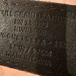 Perry Ellis Western Belt Rhinestone Brass Medallion Leather Size L/XL 35"-40" Boho Festival Photo 10