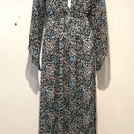 MISA Los Angeles  sheer hankerchief sleeve side slit dress Photo 5