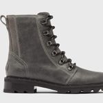 Sorel  Women's Lennox Lace Boot - Waterproof - Quarry - NEW Photo 2