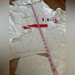 Lucky Brand  NWT Baja Sweater hoodie cream
Color sz M, 21” p2p Photo 4