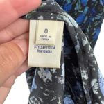 Rebecca Minkoff Blue Black Silk Sheath Midi Dress Photo 7