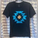 Texas True Threads Kearstin Aztec Tee Western Style Size S Black Photo 0