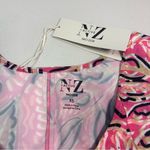 Nic+Zoe  Pink and Black Patterned Tank Top Photo 1