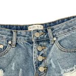 Blank Paige Denim Shorts Size Small Blue Distressed Button Fly Womens 30X2.5 Photo 1