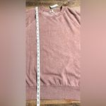 Maurice's  Mauve Sweatshirt with rhinestone Studded Sleeves Photo 6