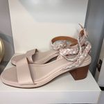 Splendid Scarlett Light Blush Braided Ankle Strap Block Heel Sandals -SZ 11 Photo 1