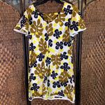 Vintage Kona Kai Hawaiian Floral Print Dress Size S Yellow Photo 2
