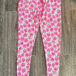 Womens Little Sleepies Pink strawberry pajama Pants XS extra small like new Photo 0